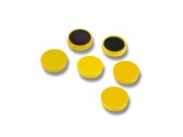 magnety kulaté 30 mm žluté 10 ks