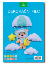 Dekorační filc pastelový