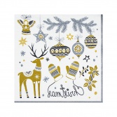 Ubrousky 33 x 33 cm, Ozdoby