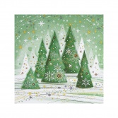 Ubrousky 33 x 33 cm, Zimní krajina