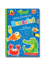 Omalovánkové bludiště A4
