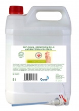 Desinfekční gel s antibakteriální složkou Anti Cov
