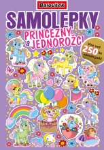 Samolepkový sešit Princezny a jednorožci A5 16 str