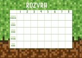 Rozvr hodin Kostky