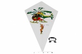 Létající drak nylon 48 x 71 cm
