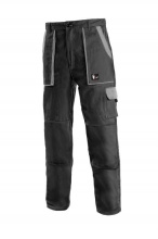 Kalhoty do pasu CXS Luxy šedé-černé vel. 50