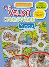 Omalovánky Město 90 x 64 cm