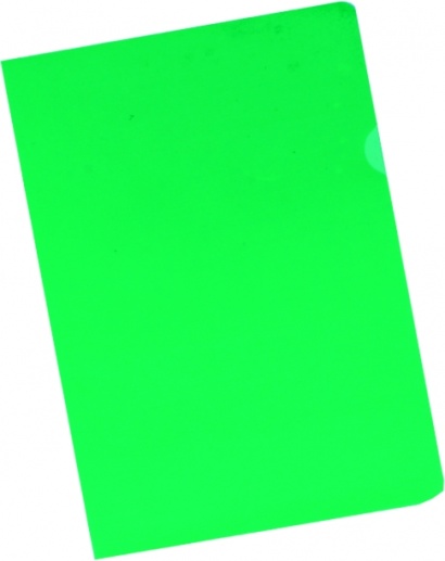 Zakládací obal  L, A4, 110u, zelený   100 ks