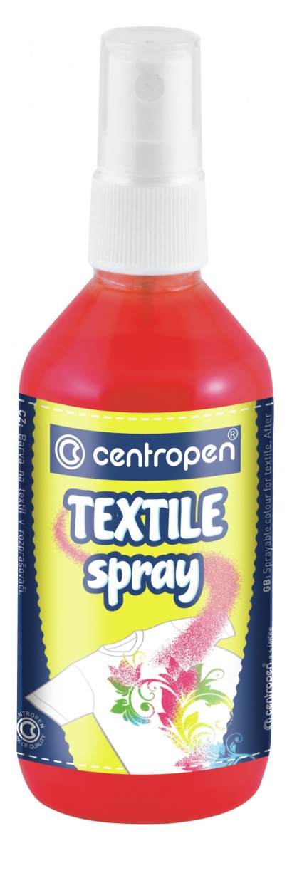 Centropen  spray na textil 1139 červený