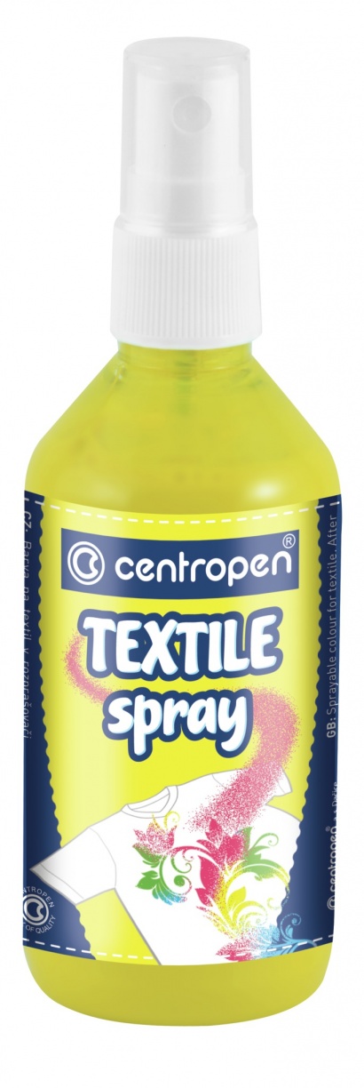 Centropen  spray na textil 1139 žlutý