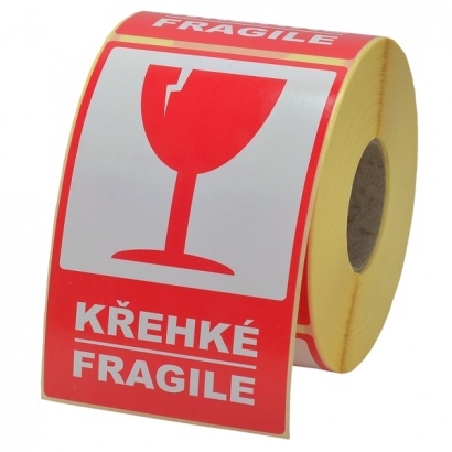 Etiketa manipulační značka Fragile