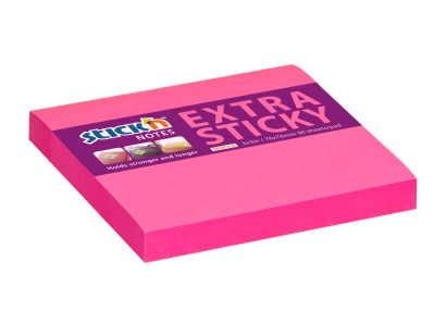 Stick´n Extra Sticky 76 x 76 mm růžové