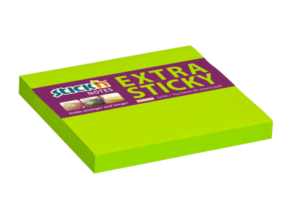 Stick´n Extra Sticky 76 x 76 mm zelené