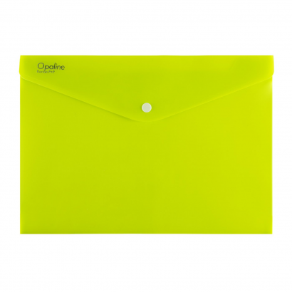 Spisové desky PP s drukem A5 průhledné  zelená limetka