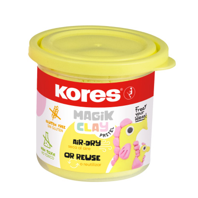 Magik Clay Pastel modelovací hmota žlutá 40 g