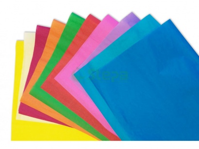 Hedvábný papír A3 10 barev