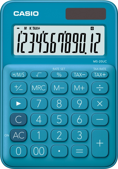 Kalkulačka Casio MS  20 UC modrá