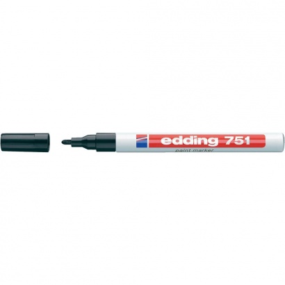 Lakový popisovač Edding 751, 1- 2 mm, černý