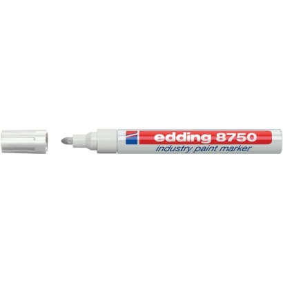 Lakový popisovač Edding 8750, 2-4 mm, bílý