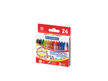 Voskové pastely Centropen 24 barev