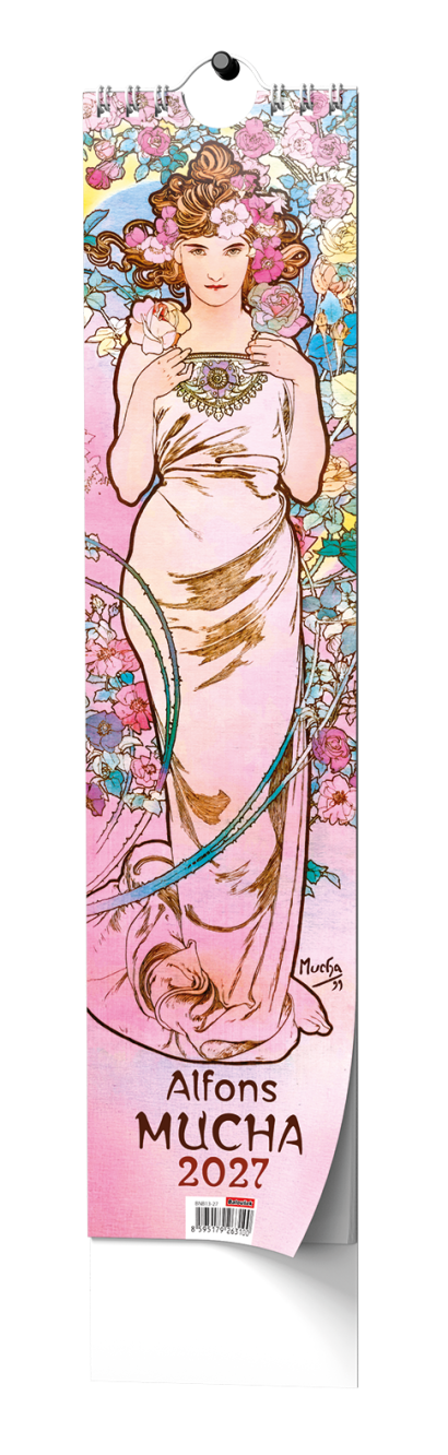 Nástěnný kalendář - Kravata - Alfons Mucha