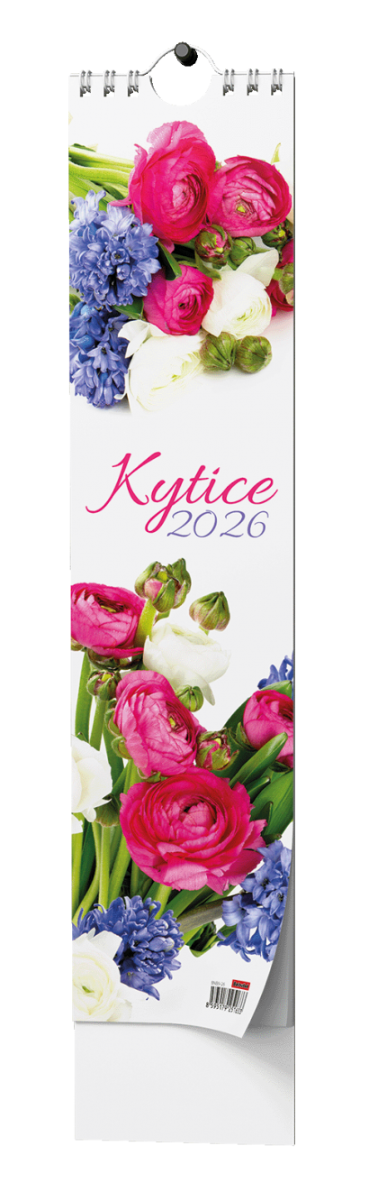 Nástěnný kalendář - Kravata - Kytice
