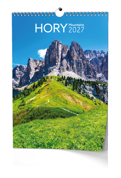 Nástěnný kalendář A3 - Hory