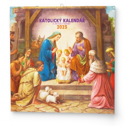 Nástěnný kalendář poznámkový  Katolický - modlitby