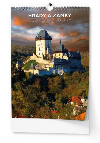 Nástěnný kalendář A3 - Hrady a zámky České republiky