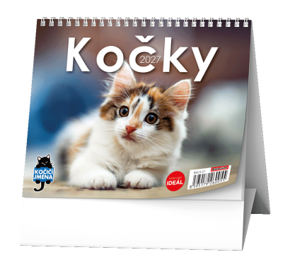 Stolní kalendář - IDEÁL - Kočky Stolní kalendář - IDEÁL - Kočky