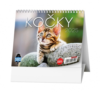 Stolní kalendář - IDEÁL - Kočky