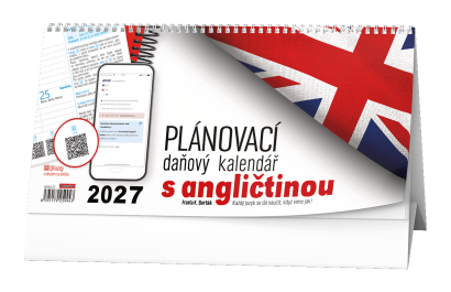 Plánovací daňový kalendář s angličtinou