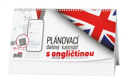 Plánovací daňový kalendář s angličtinou