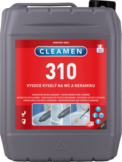 Cleamen 310 extra kyselý na WC a keramiku  5000 ml