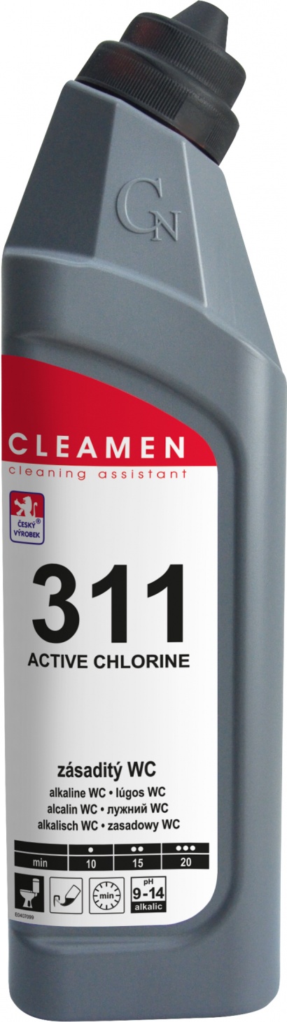 Cleamen 311  zásaditý čistič WC      750 ml