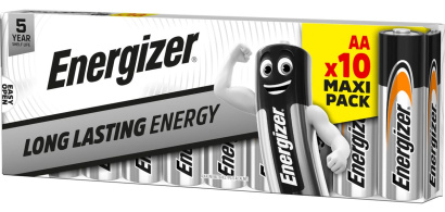 Energizer tužkové baterie AA/LR6 Multipack 10 ks