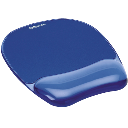 Podložka pod myš Fellowes Crystal modrá Podložka pod myš Fellowes Crystal modrá