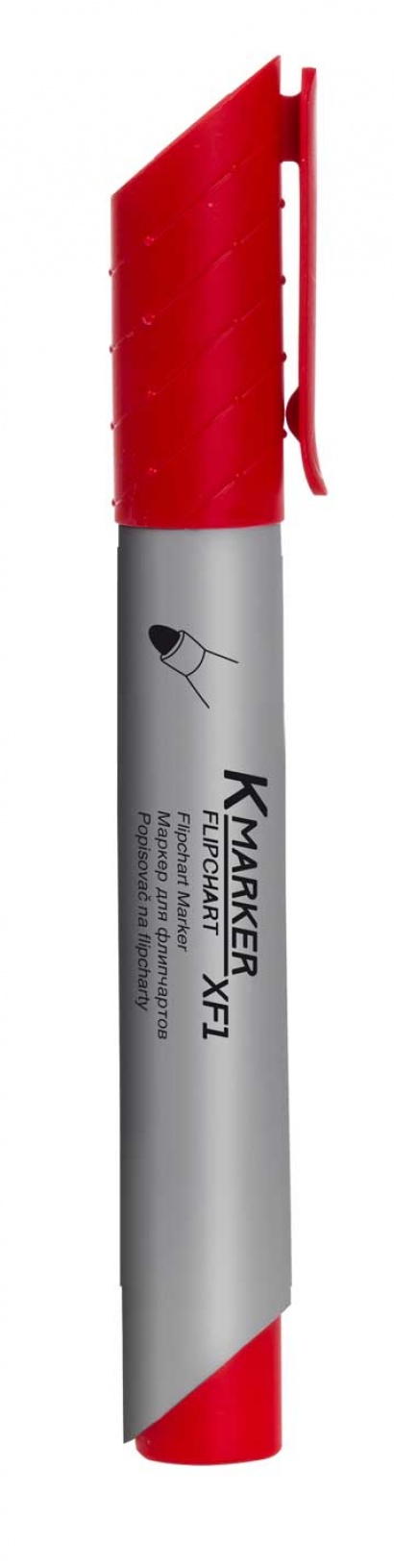 K-Marker XF1 popisovač na flipchart  červený