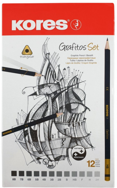 Obyčejné tužky v sadě – Grafitos set