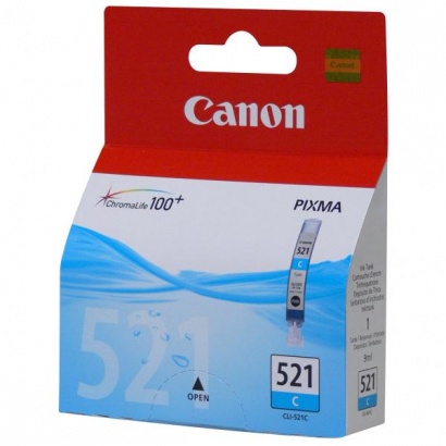 Cartridge Canon CLI-521C modrá          505 stránek