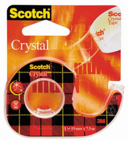 SCOTCH samolepící páska Crystal  19 mm x 7,5 m