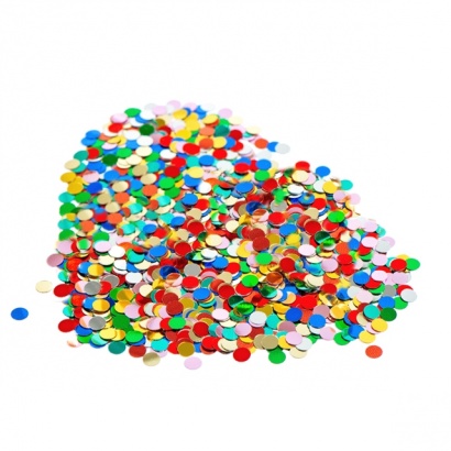 Papírové konfety  průměr 8 mm 100 g