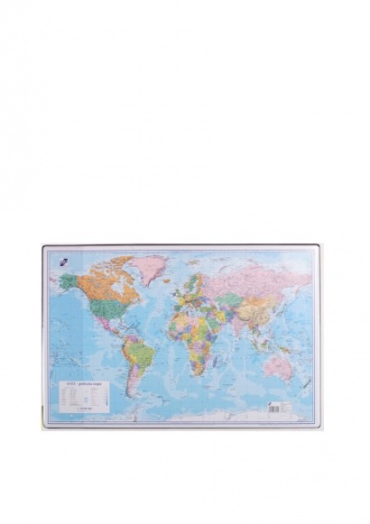 PVC podložka na stůl s mapou světa 60 x 40 cm