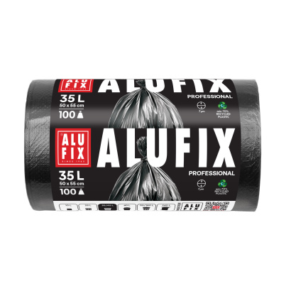 Alufix Profesional  35 litrů černé 100 ks