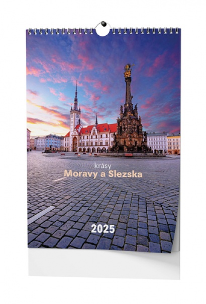 Nástěnný kalendář A3 Krásy Moravy a Slezska