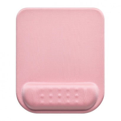 Podložka pod myš s polštářkem z paměťové pěny Pastel Edition růžová