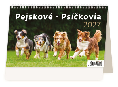 Stolní kalendář - Pejskové/Psíčkovia