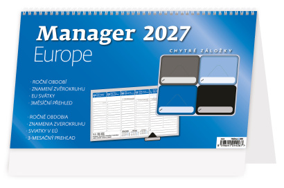 Plánovací kalendář Manager Europe Plánovací kalendář Manager Europe