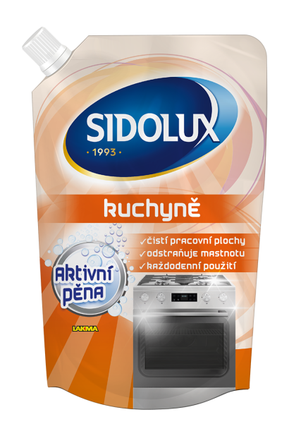 Sidolux Professional na kuchyně aktivní pěna DOYPACK 500 ml Sidolux Professional na kuchyně aktivní pěna DOYPACK 500 ml