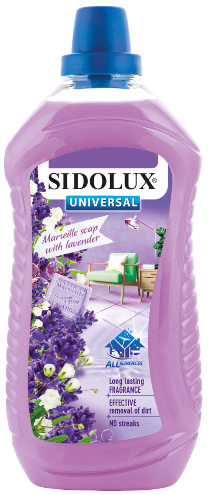 Sidolux Universal Soda Power Marseillské mýdlo a levandule 1000 ml